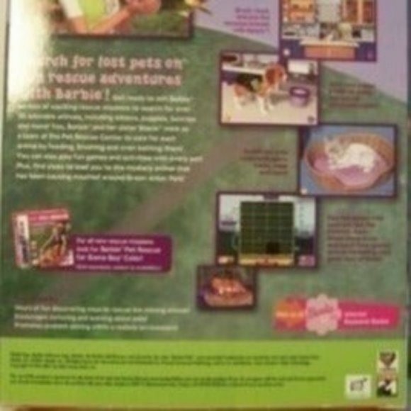 Vintage Barbie GAME Videogame Complete 2000 Pet Rescue CD-Rom PC Computer - Picture 11 of 12